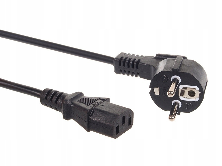 Kabel Zasilający 1,8m Drukarki Komputera Monitora
