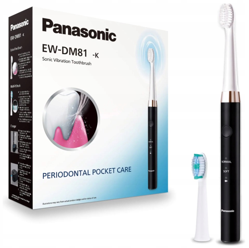 Panasonic EW-DM81-K503 Szczoteczka do zębów czarna