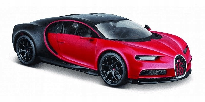 Model Kompozitní Bugatti Chiron Sport Černo-červený
