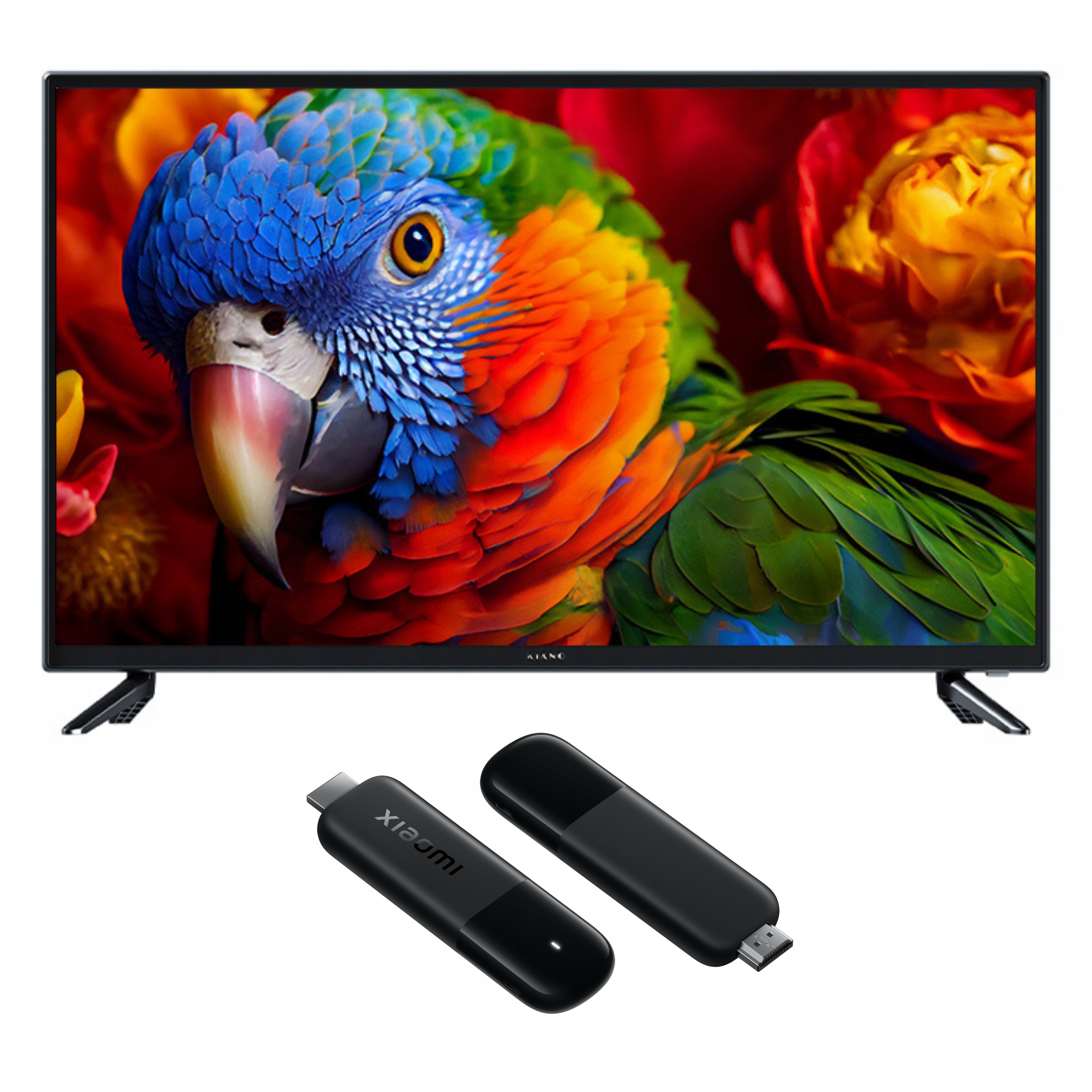 Televízor Kiano Tv Thin Frame D-led 32' Xiaomi Mi Tv Stick 4K (2. generácia)