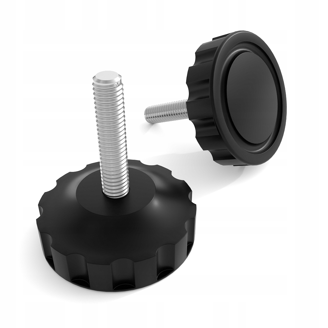 

40 szt. Stopki nóżki mebli fi 25 regulator M5x18