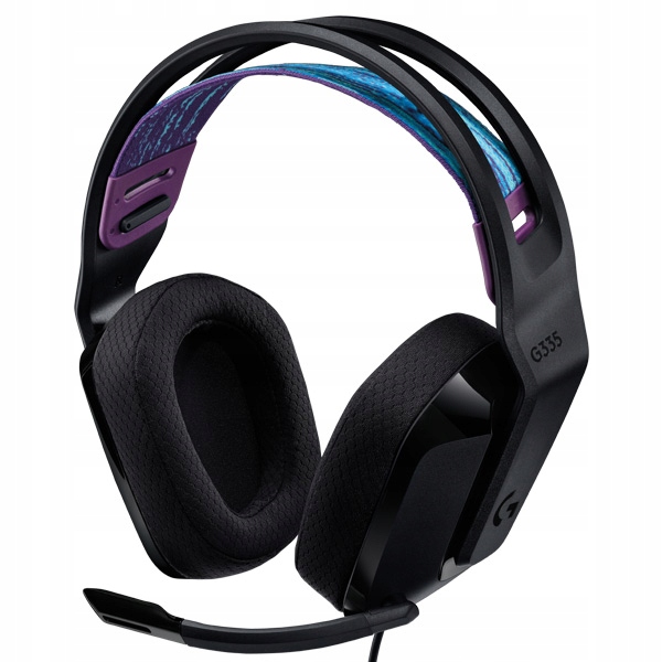 Logitech G335 herné slúchadlá, káblové 3,5mm čierne 981-000978
