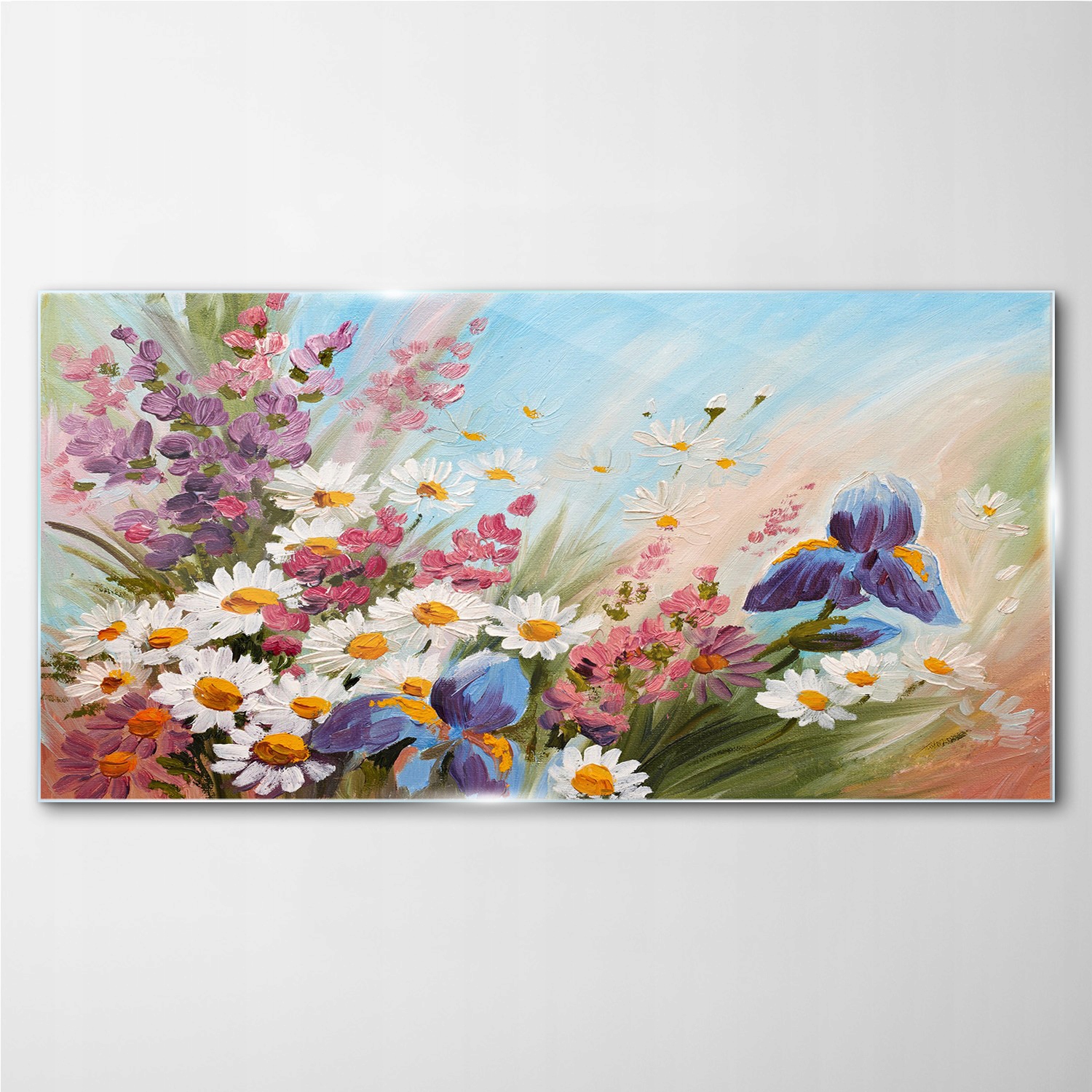 

Obraz szklany Malarstwo kwiaty roślina 100x50 cm