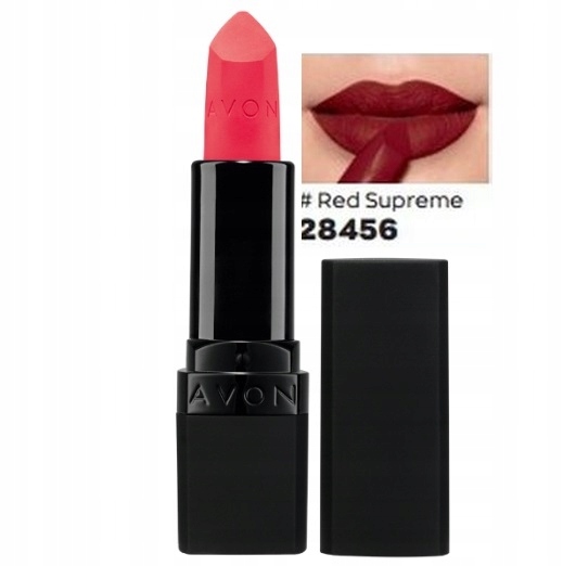 Avon Szminka Ultramatowa Red Supreme Czerwień Czerwona