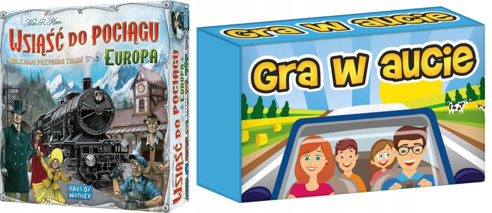 2W1 Gra Wsiąść Do Pociągu Europa Gra W Aucie