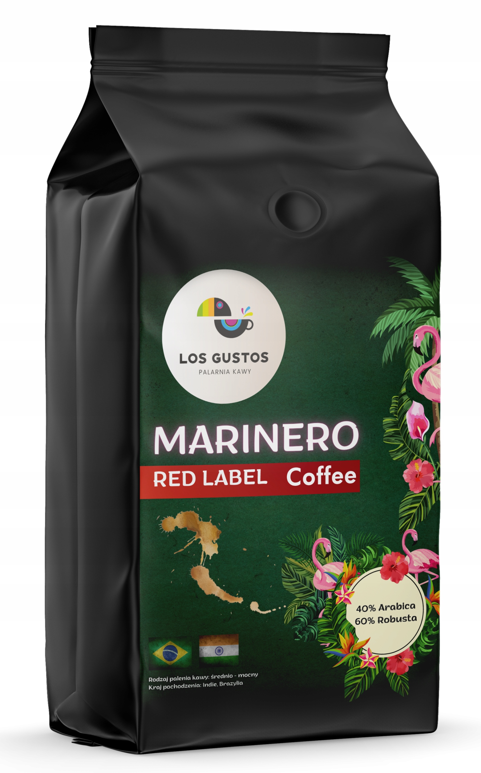 Levně Káva zrnková 1 kg Marinero Red Label Čerstvě Pražená Los Gustos