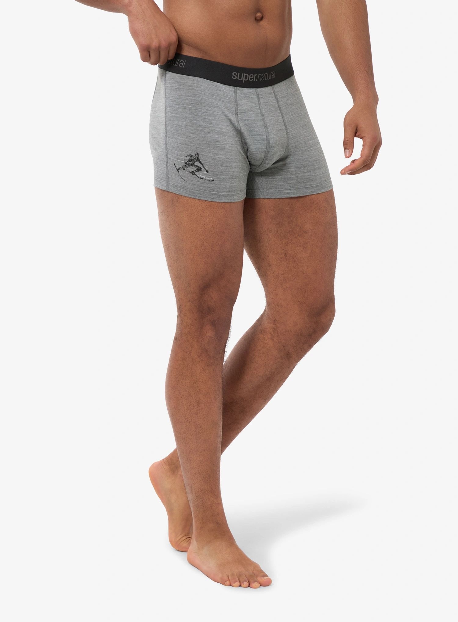 Termoaktivní boxerky Super.natural Tundra175 Toni Boxer cash.gry mel XXL