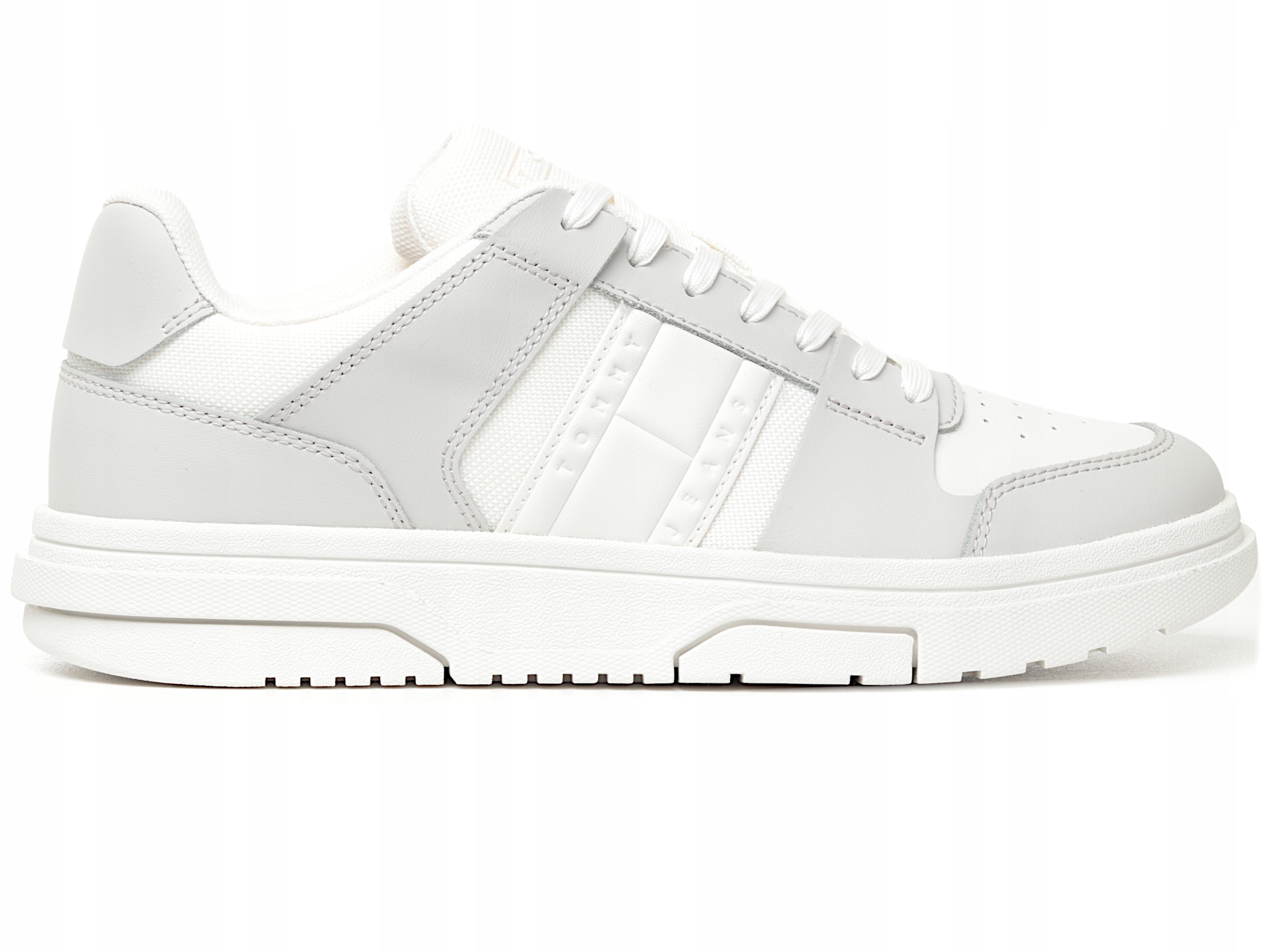 Pánské boty Tommy Hilfiger Cupsole sportovní tenisky bílá kůže 43