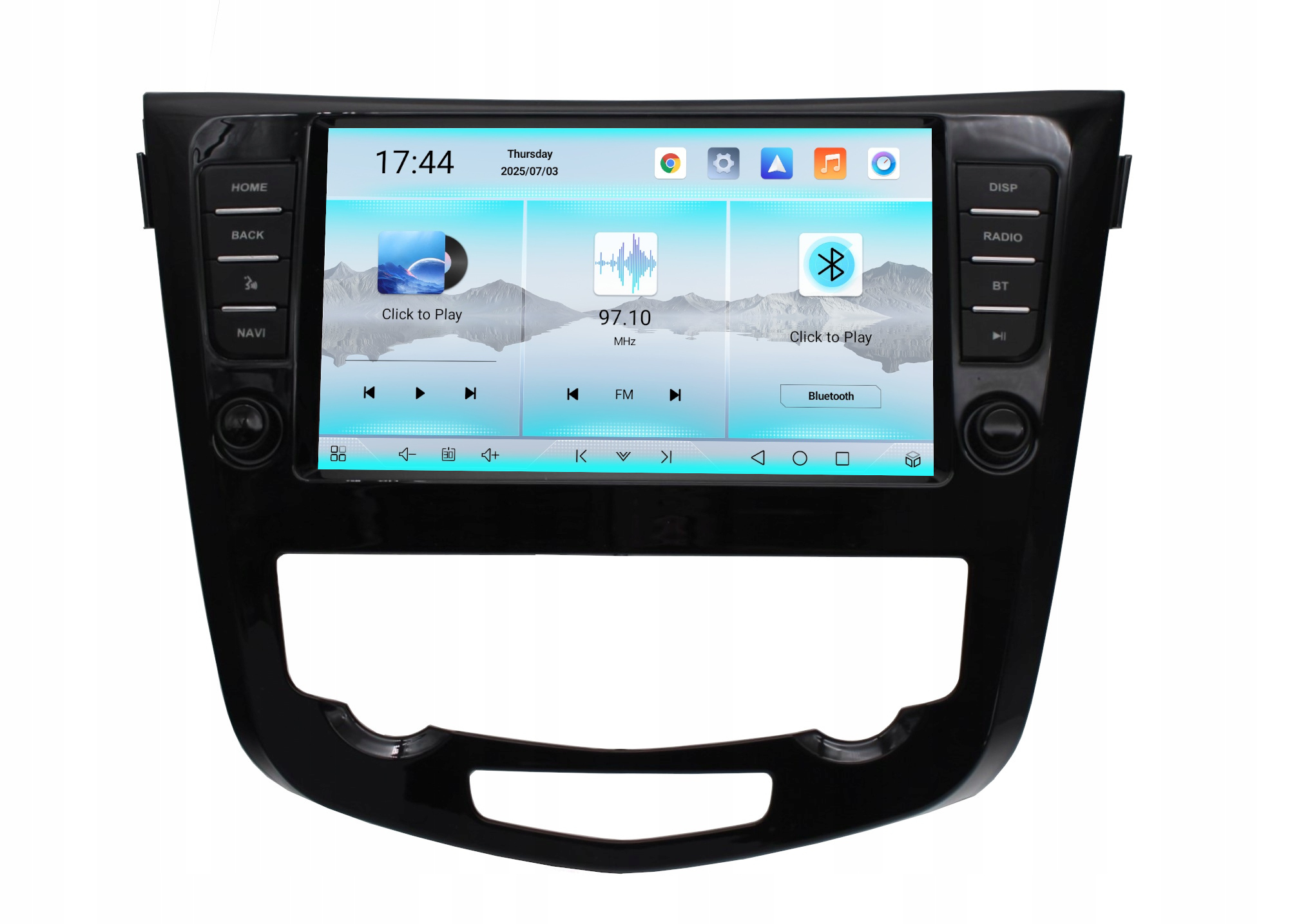 Radio Samochodowe z nawigacją dotykowe Android Nissan Qashqai X-Trail 64GB