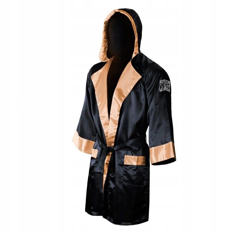 Cleto Reyes Boxerský župan S Kapucí Black/Gold M