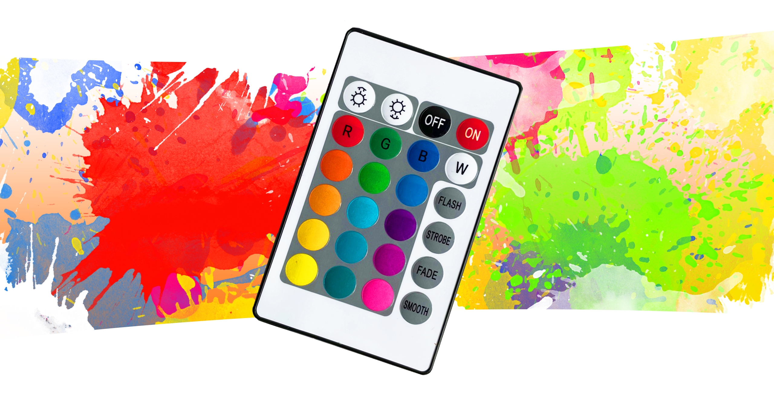 PILOT DO TAŚM LED STEROWNIK RGB 24 KLAWISZE NA PODCZERWIEŃ TRYBY LEDÓW Typ sterownik