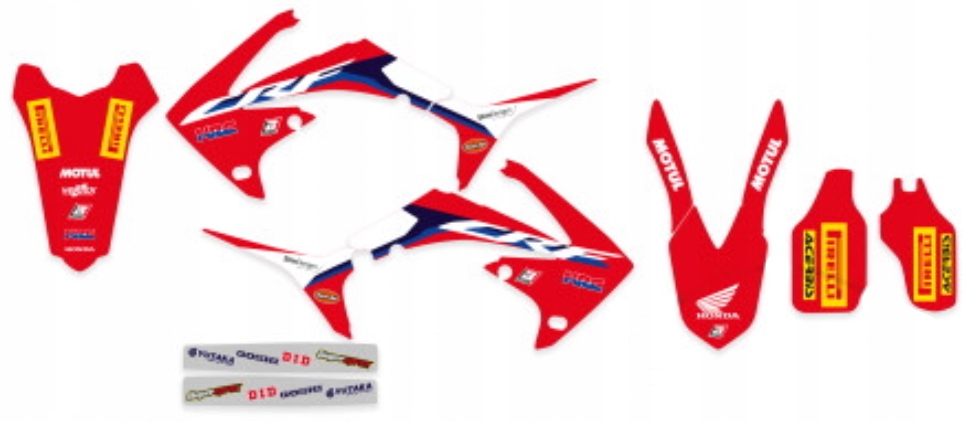 Samolepky Bbr sada Honda Crf 450 09-12