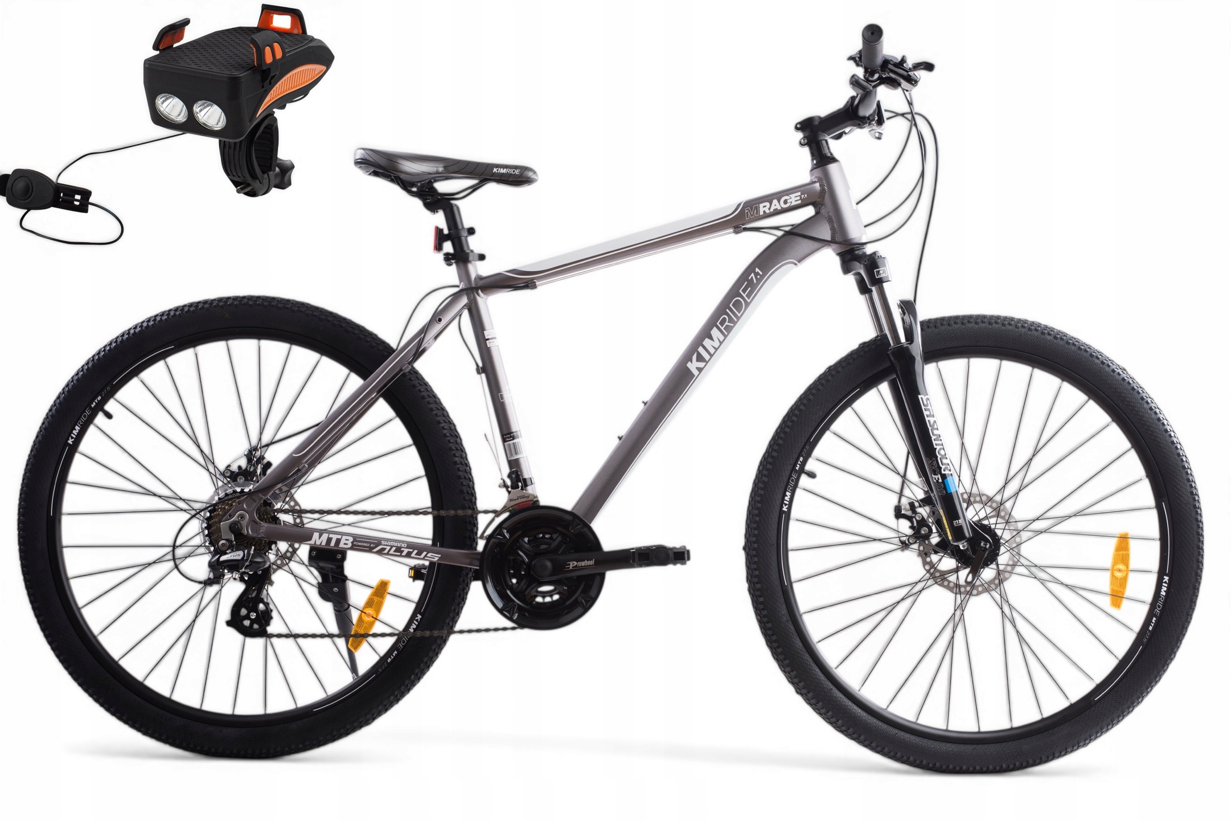 Rower Górski Męski 27,5 cali Mtb Aluminiowy Rama 19 Cali L 21biegów Shimano