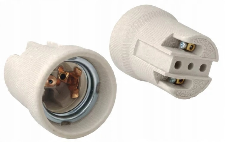 

Oprawka ceramiczna E40, biała, Gtv