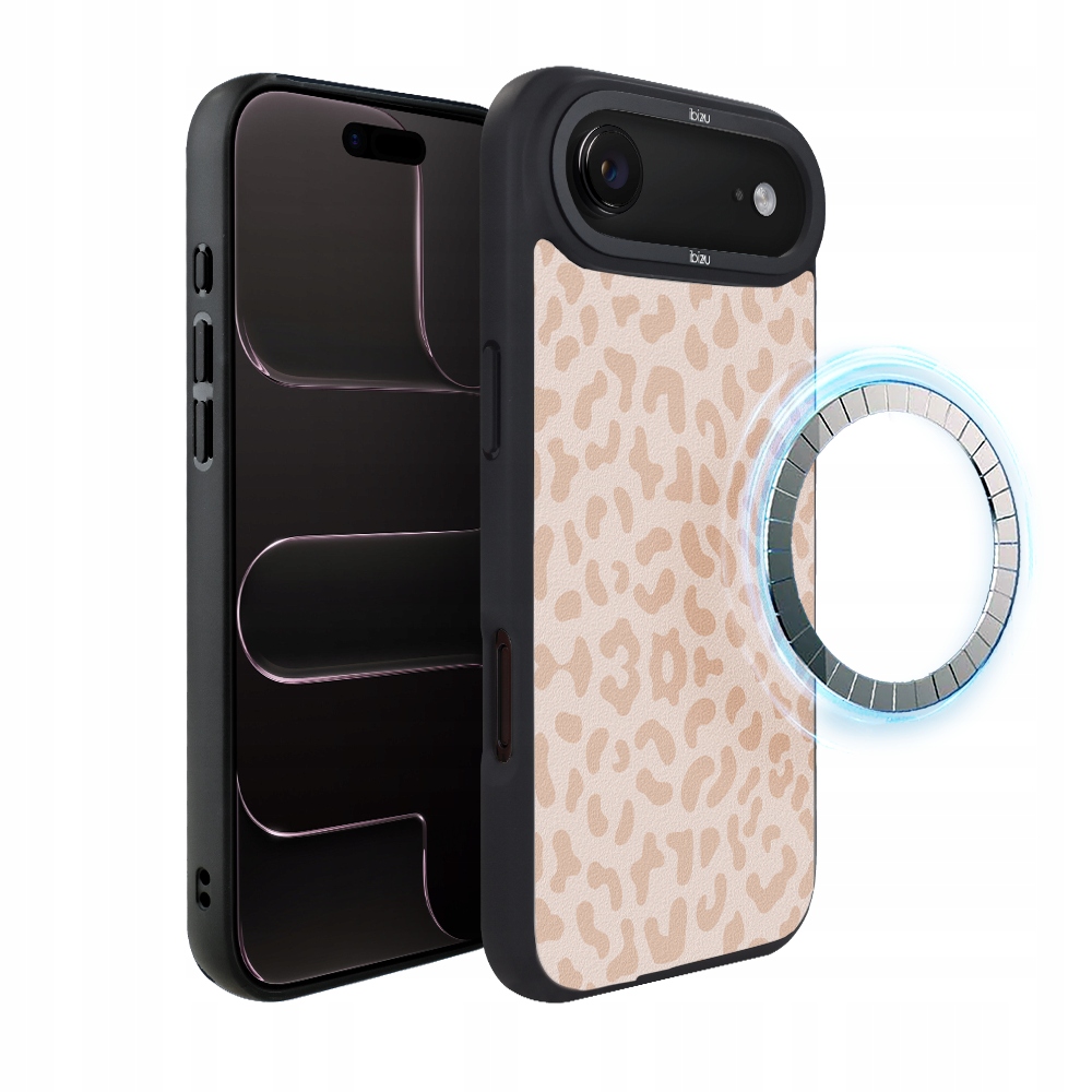 Pouzdro pro iPhone Air Ibizu DropGuard Matt s MagSafe, Boho, Jemná panterka