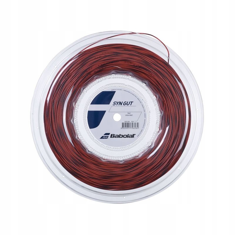 Tenisový Výplet Babolat Syn Gut Červený 1,3 200 M