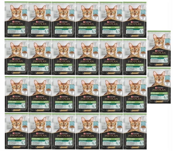 Levně Purina Pro Plan Krmivo mokré pro kočky s příchutí Ryba oceánská 26x85 g