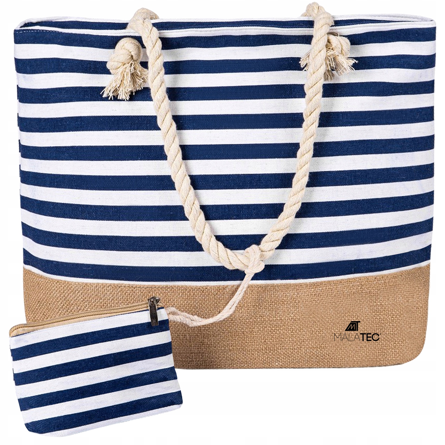 Torba Plażowa Duża Torebka Shopper na Plaże Zakupy Piknik Pojemna XL