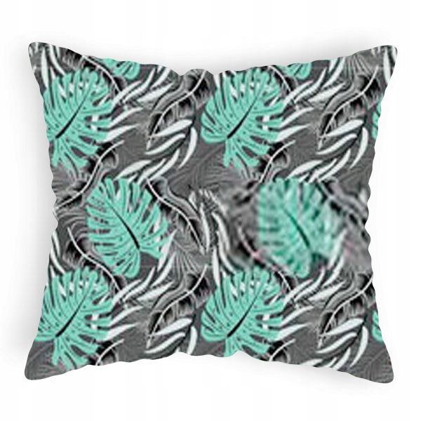 

Poszewka 70x80 cm ciemna na poduszkę monstera