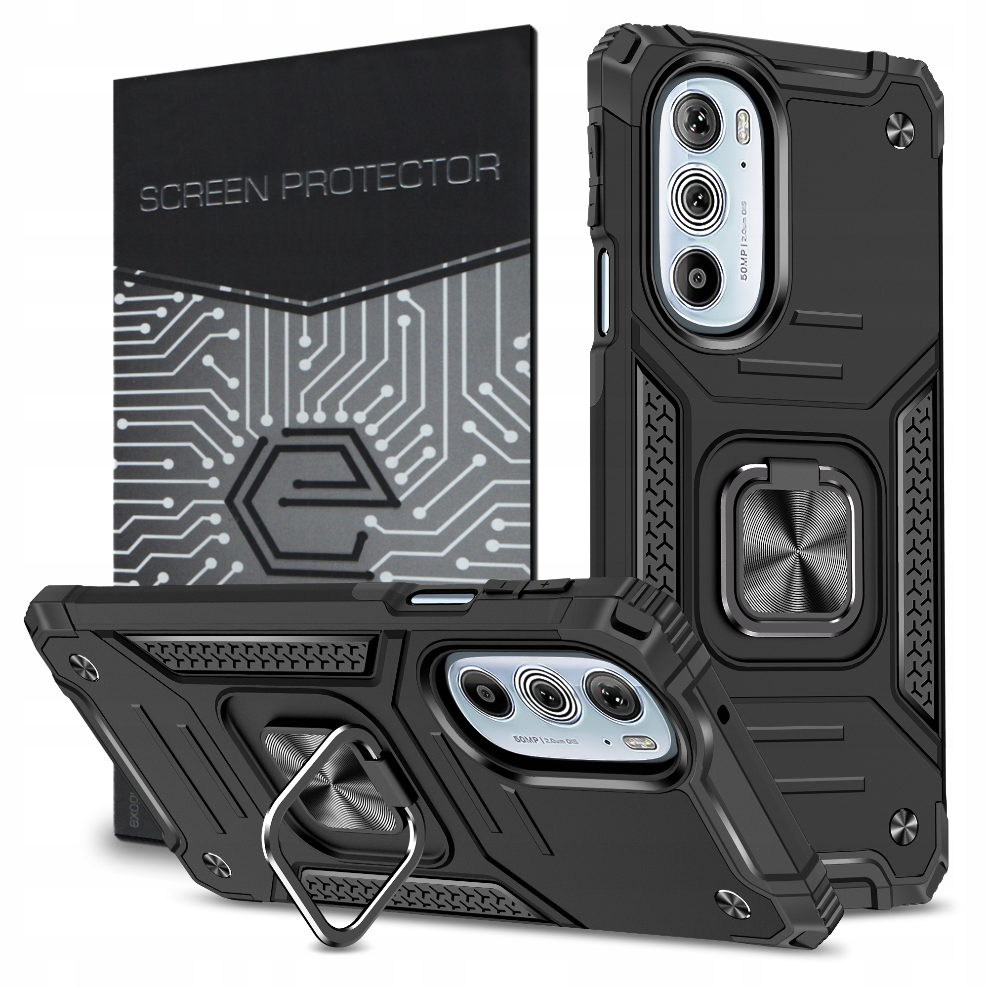 

Etui Pancerne Case+szkło do Motorola Edge 30 Pro