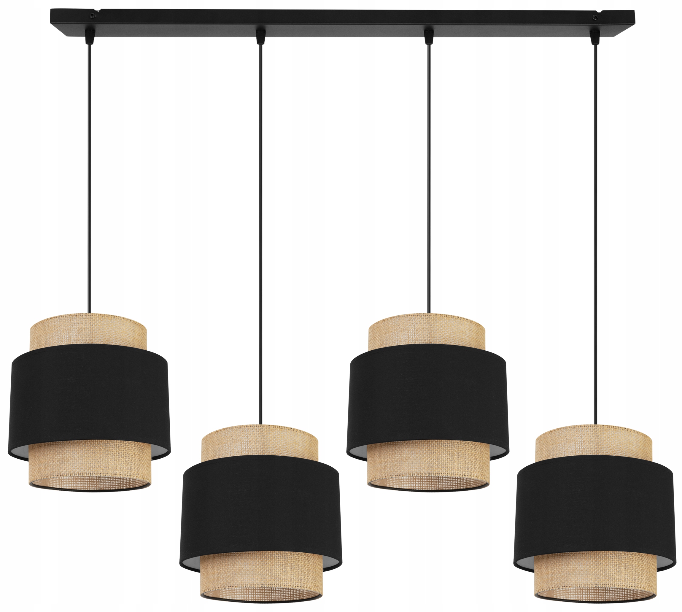 Závěsné Stropní Svítidlo Lustr Lišta Stínidlo Boho Juta Do Jídelny Obývacího Pokoje