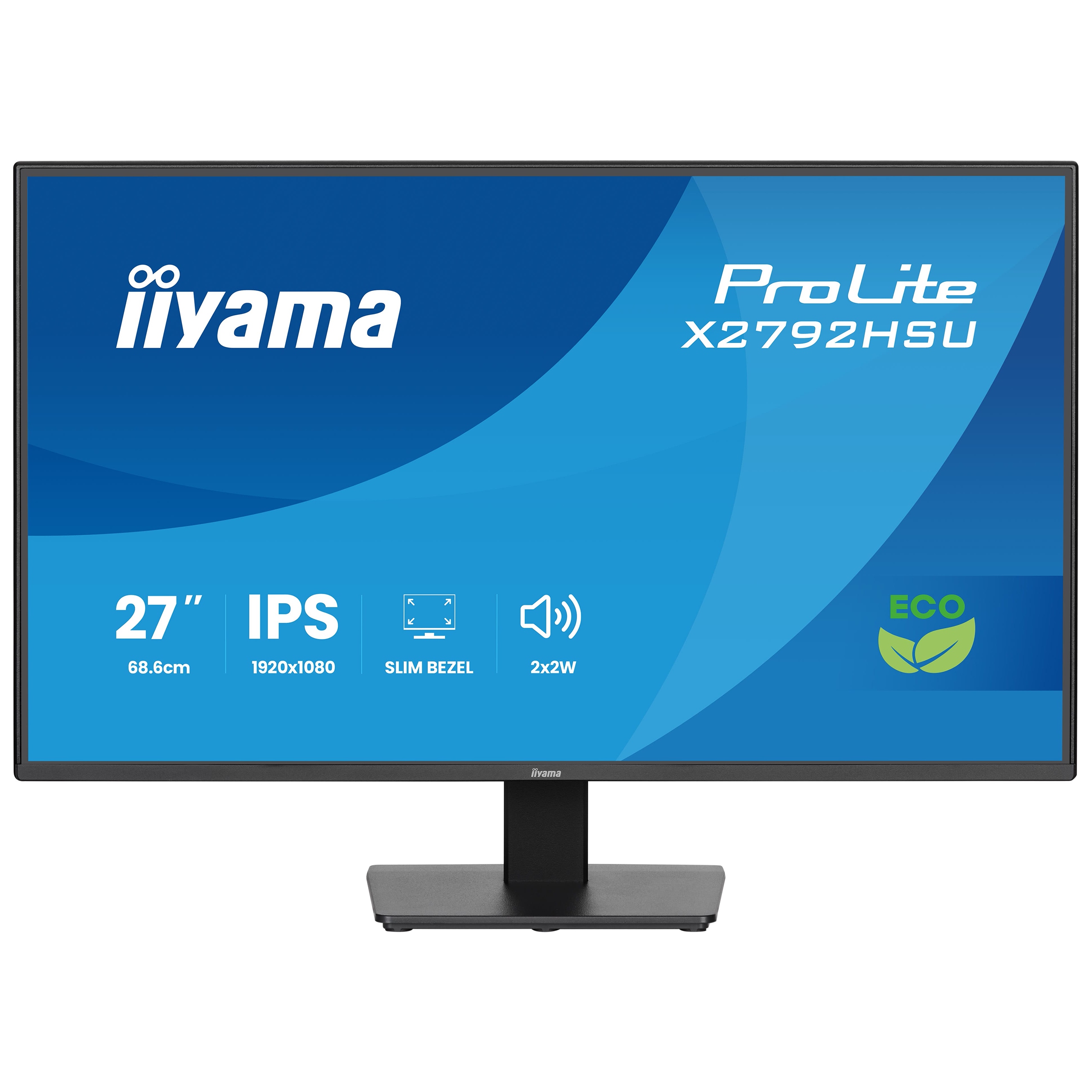Monitor 27" iiyama ProLite X2792HSU-B1 Ips Led Fhd 120Hz 3ms Hdmi Dp Vesa