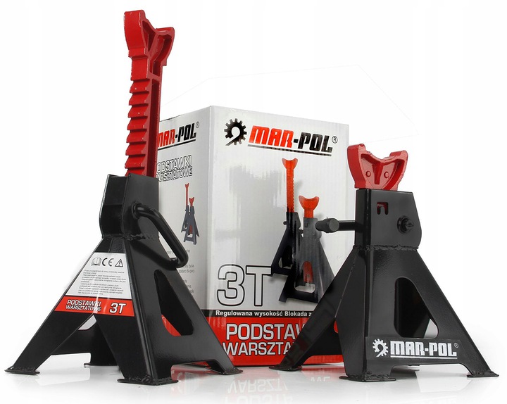 PODNOŚNIK SAMOCHODOWY LEWAREK ŻABA NISKOPROFILOWY 2.5T + KOBYŁKI 3T MAJSTER Kod producenta MP-0503