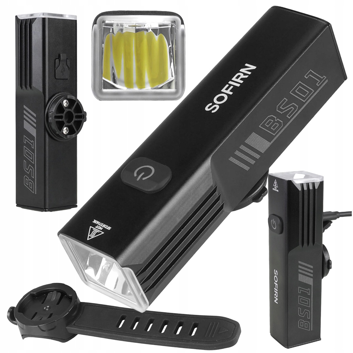 Lampka Rowerowa Przednia Led Sofirn BS01 2000 lm Usb-c Power Bank IP65