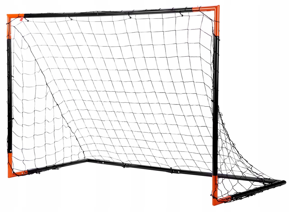 Bramka Piłkarska Treningowa Przenośna Z Siatką 180x120 cm Do Piłki Nożnej