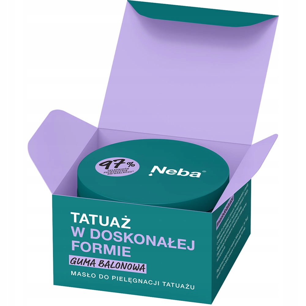 

Neba Krem Masło do tatuażu Guma Balonowa 100 ml