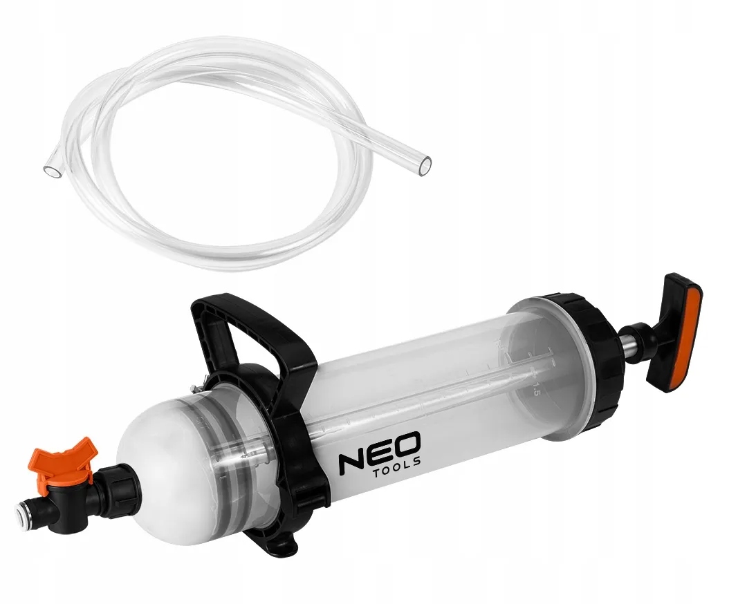 NEO Strzykawka odsysarka wysysarka oleju do płynów paliwa ręczna 1500ml Marka NEO TOOLS