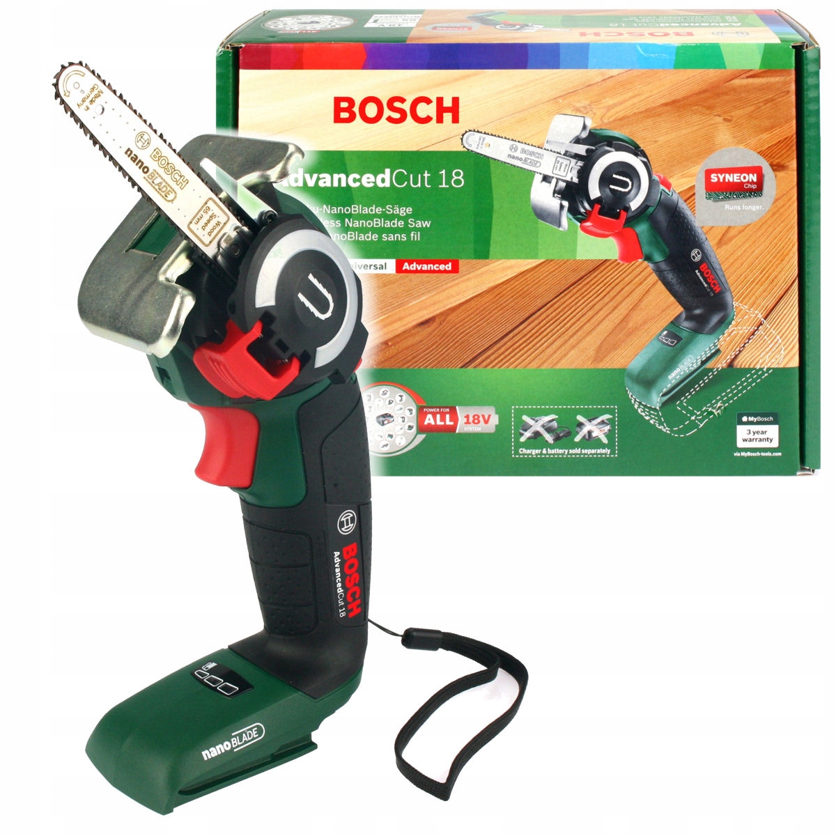 Пила NANOBLADE ADVANCEDCUT 18 BOSCH body BODY