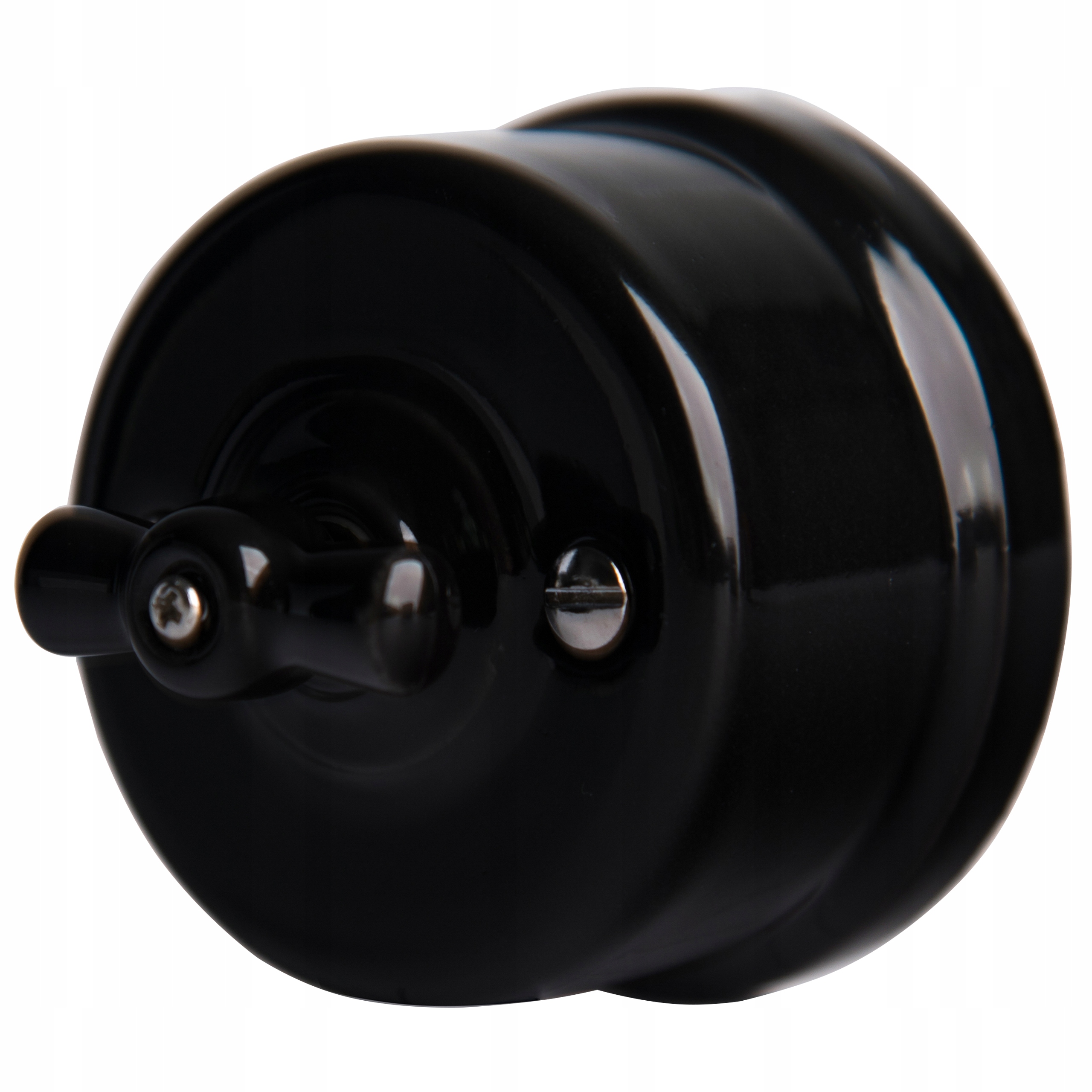 Retro Loftový Keramický Nástěnný Spínač, Křížový