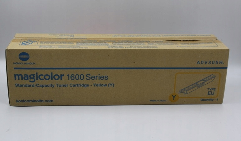 Minolta 1600 A0V305H toner yellllow originál