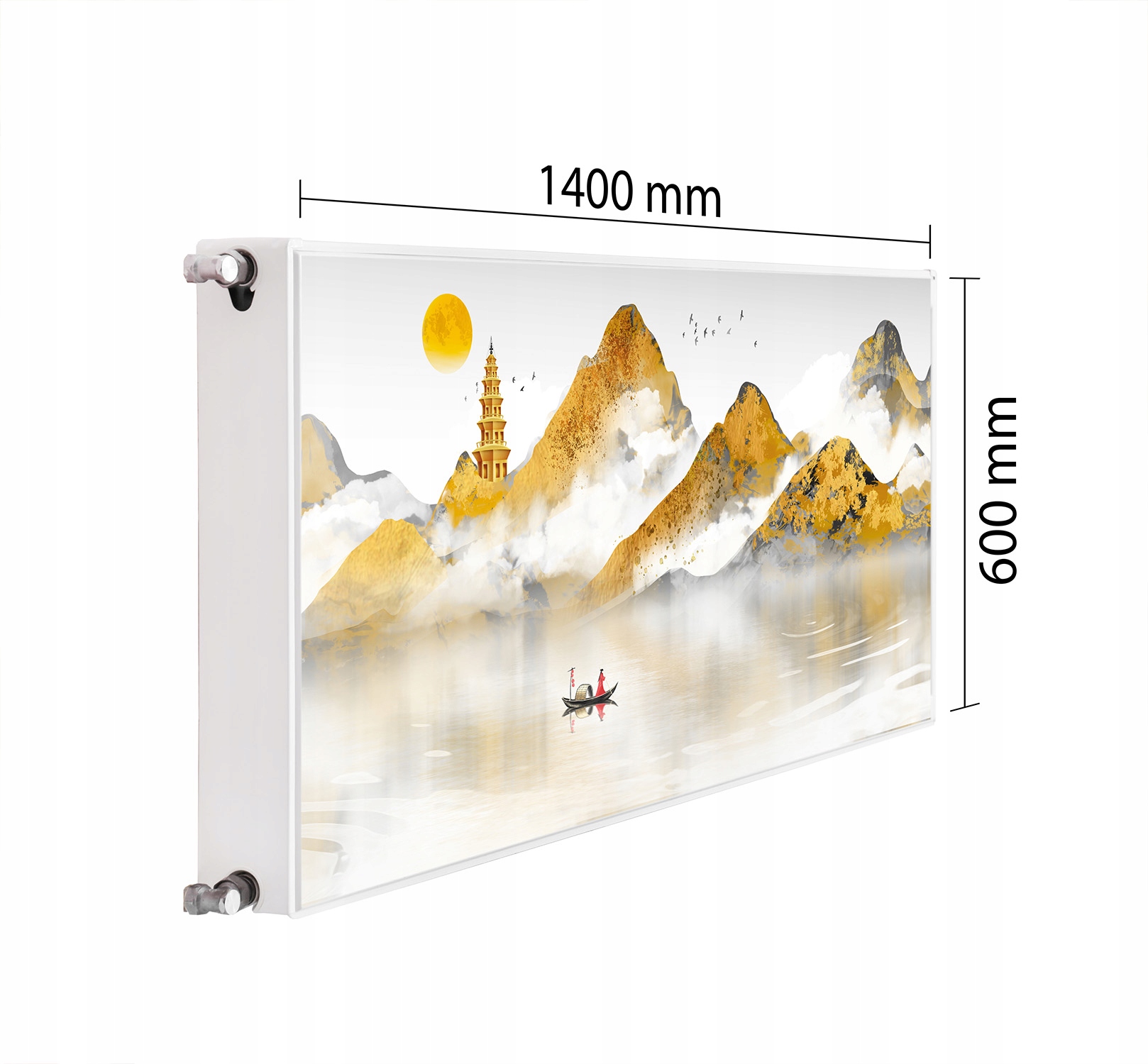 Magnetická Maskovačka Na Radiátor 140x60 Hory Podložka Magnet