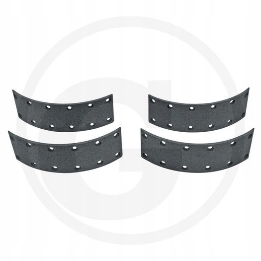 Sada brzdových obložení 205 x 63 x 4,5 mm, 71703003, K262704, K962266