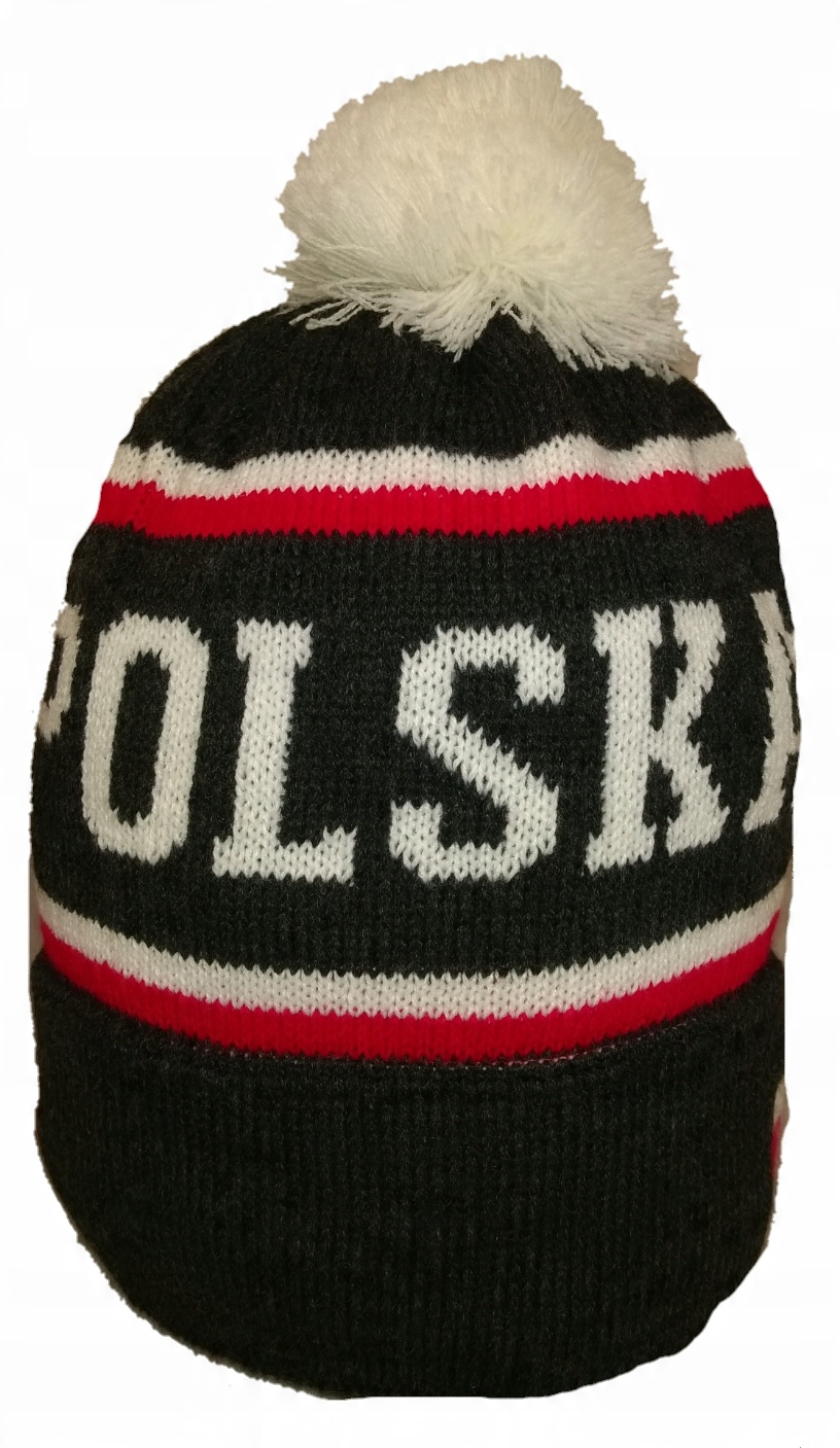 

Czapka Ciepła Akryl Czarny Polska Patriotyczna