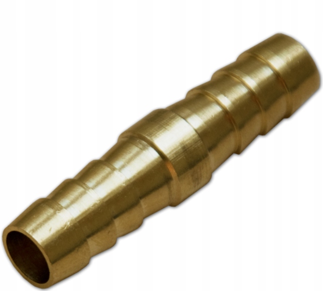 ZŁĄCZE PROSTE NA WĄŻ 8 mm MOSIĘŻNE GERMAN TYPE BRADAS