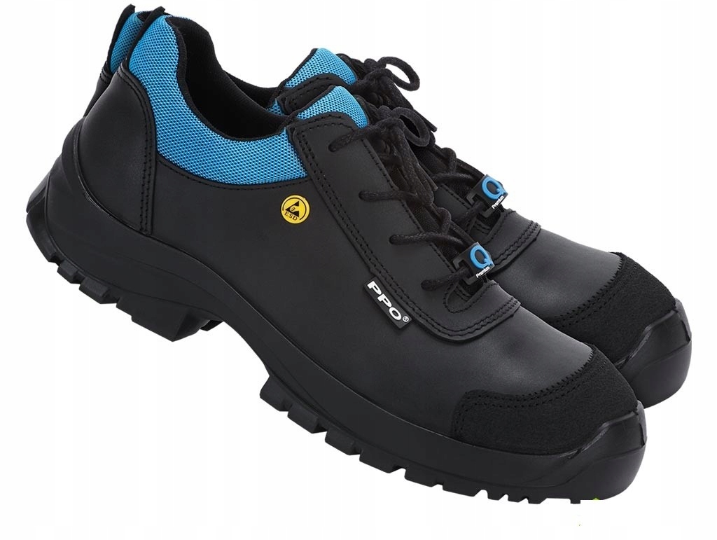 Buty Bezpieczne Ppo Pp BPPOPQ4LG 43 Czarno-niebieski