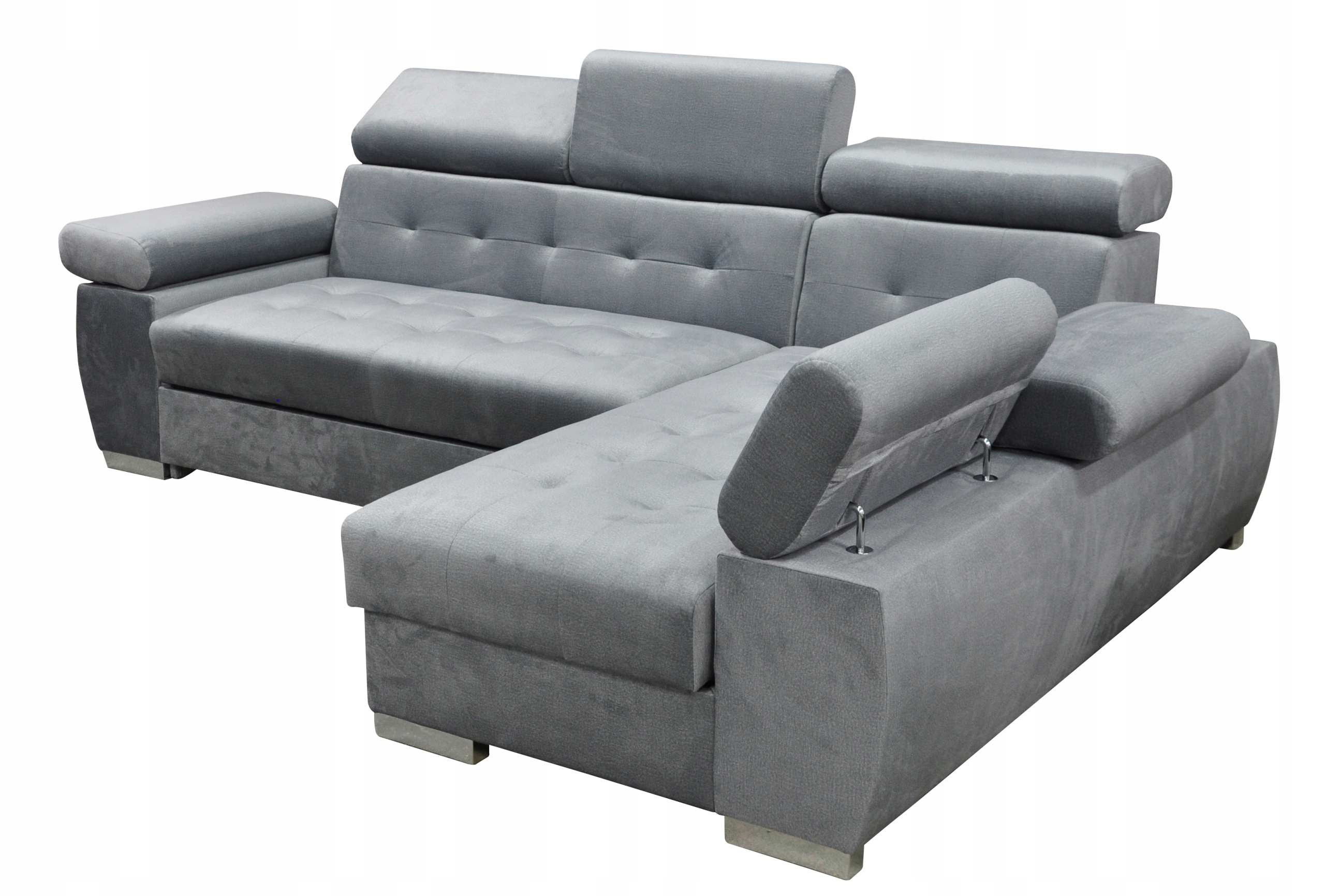 NAROŻNIK ASLAN 2 RUCHOME ZAGŁÓWKI F.SPANIA Szerokość mebla 265 cm