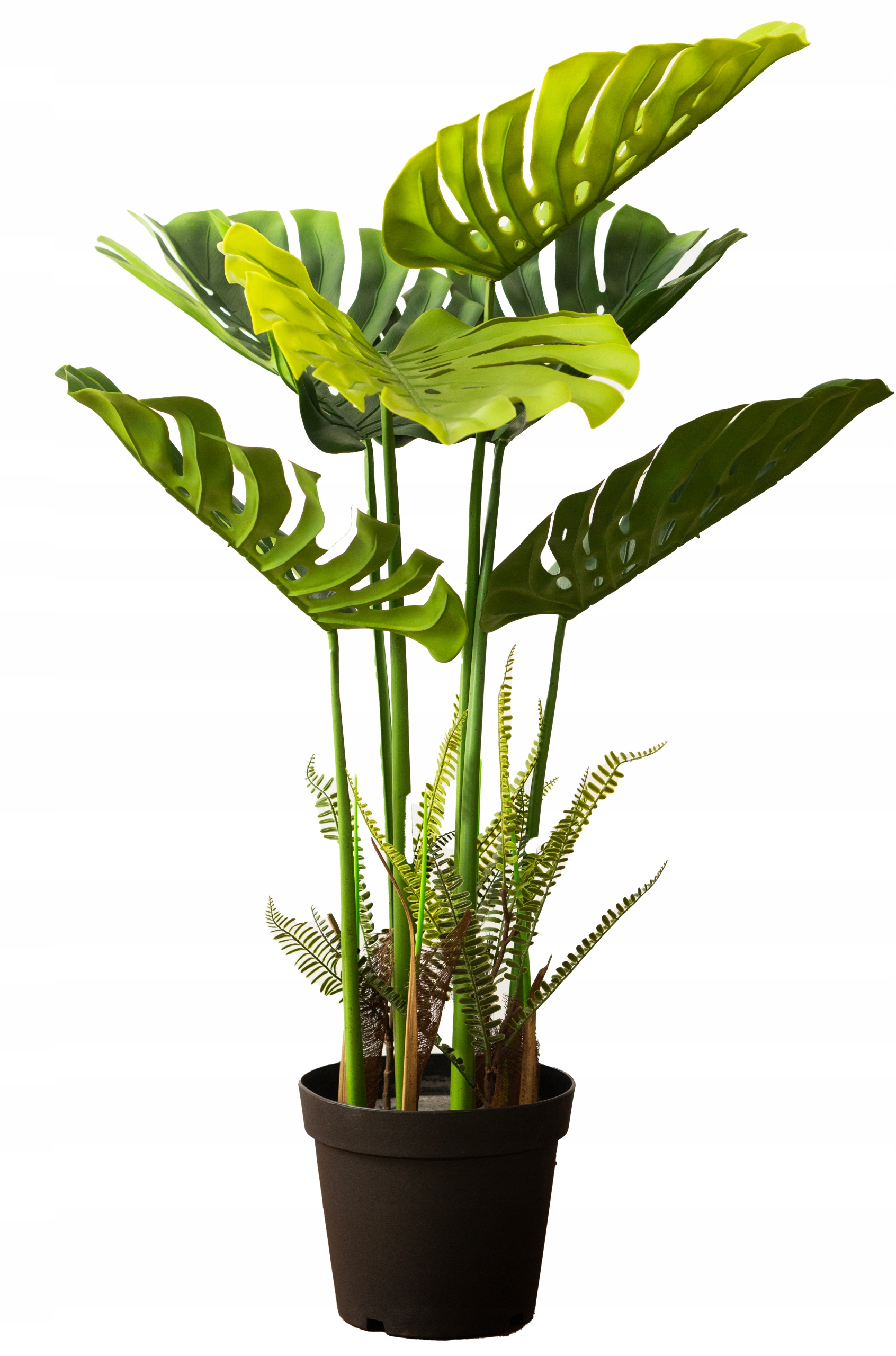 Umelá Monstera Veľká XXL 120 cm realistická ako živá podlahová dekorácia