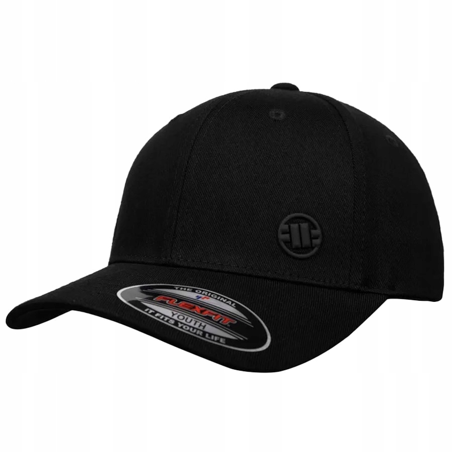 Czapka z daszkiem bejsbolówka Pitbull Full Cap Youth Logo Black