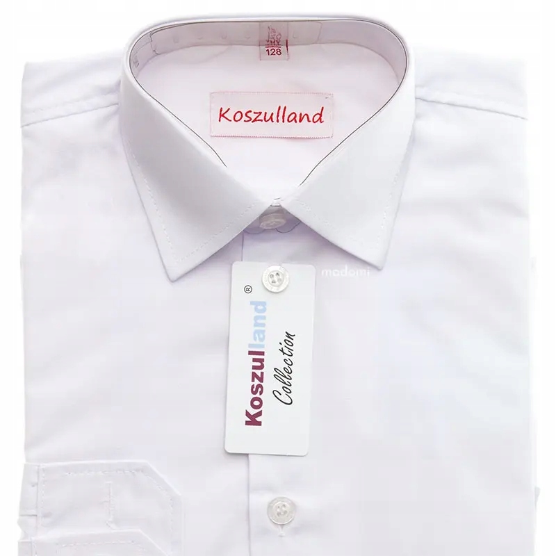 Biała koszula chłopięca dla chłopca slimowana slim 95% bawełny 3-134-32 Marka Inna marka