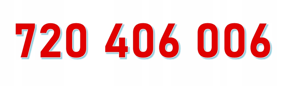 720 406 006 Starter a2mobile Złoty Łatwy Prosty Numer Karta Prepaid Sim Gsm