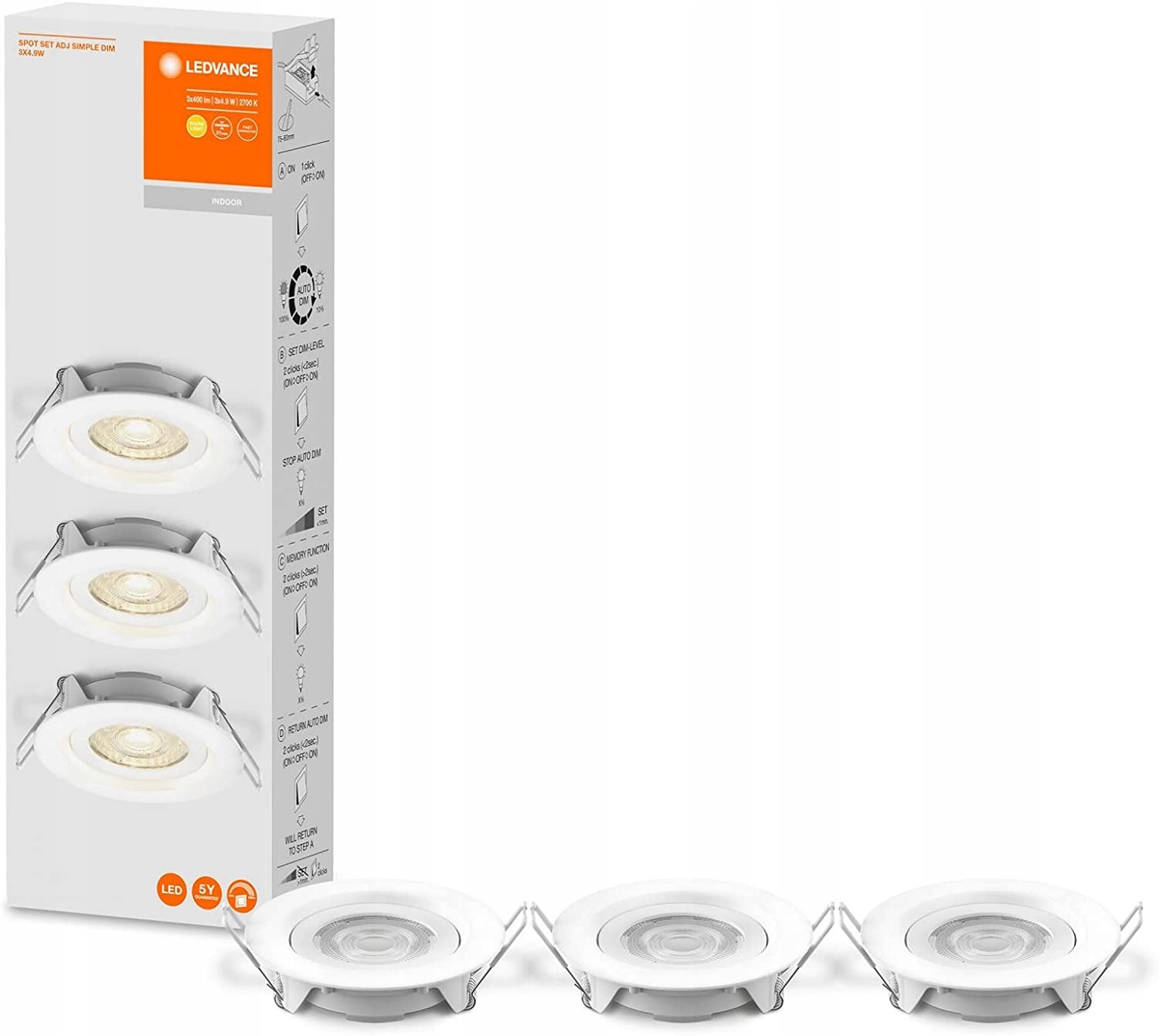 Očko Ledvance bílé