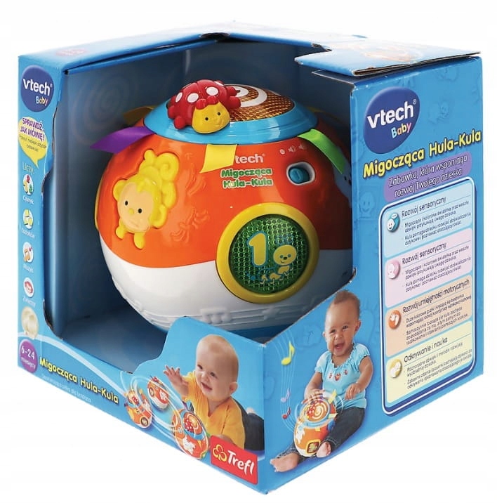INTERAKTYWNA MIGOCZĄCA HULA-KULA VTECH 60103 Marka VTech