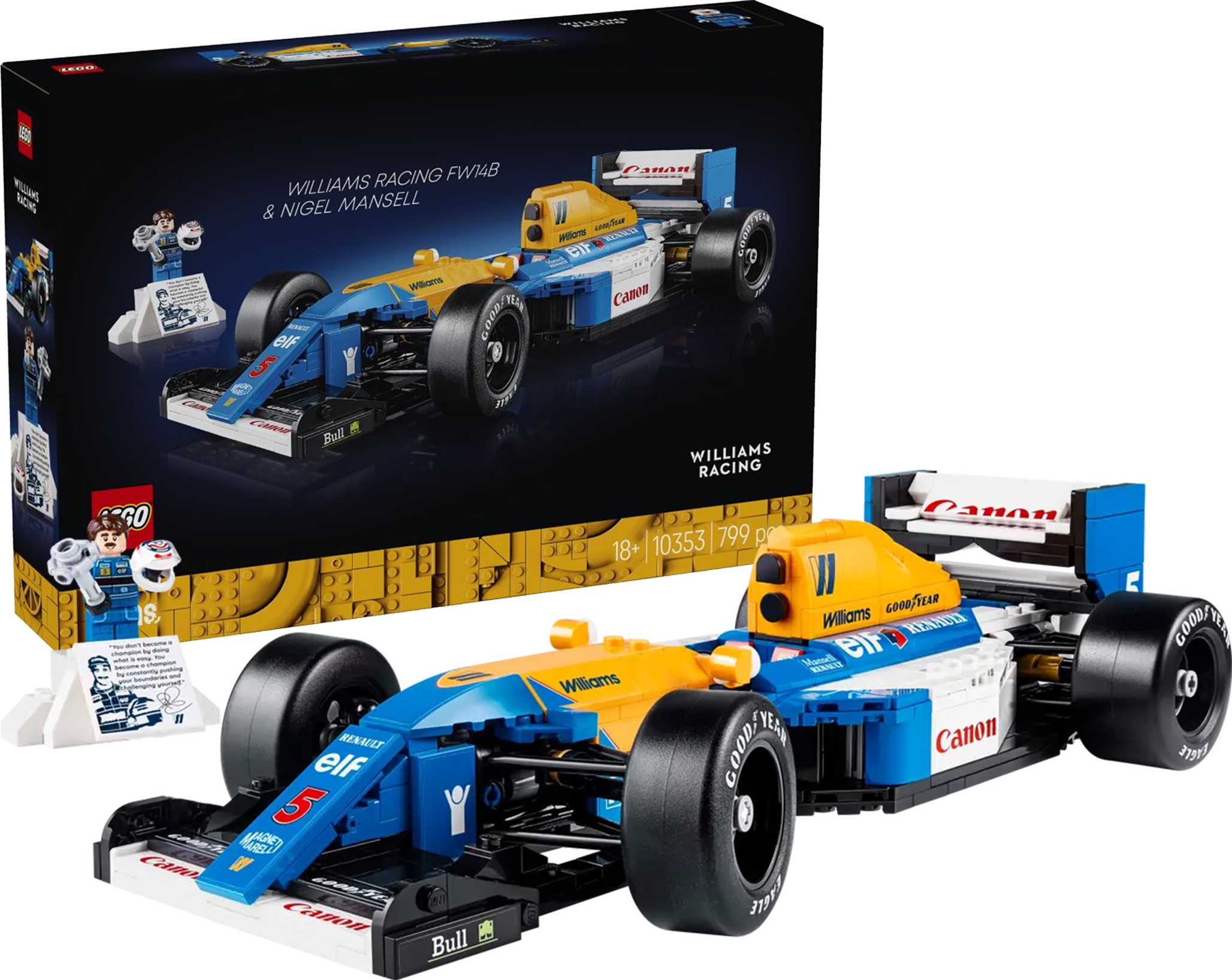 Lego Icons – Williams Racing FW14B a Nigel Mansell – 10353