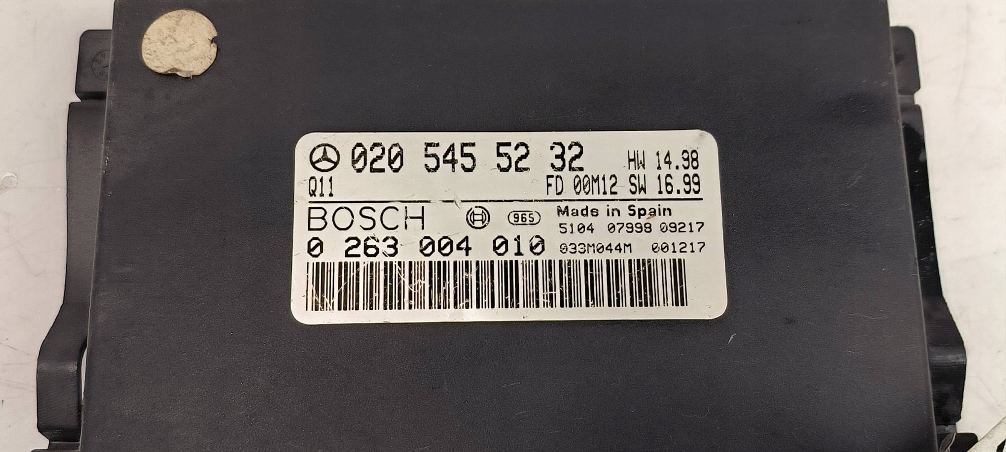 modulo parcheggio PDC 0205455232 MERCEDES-BENZ S-KLASA