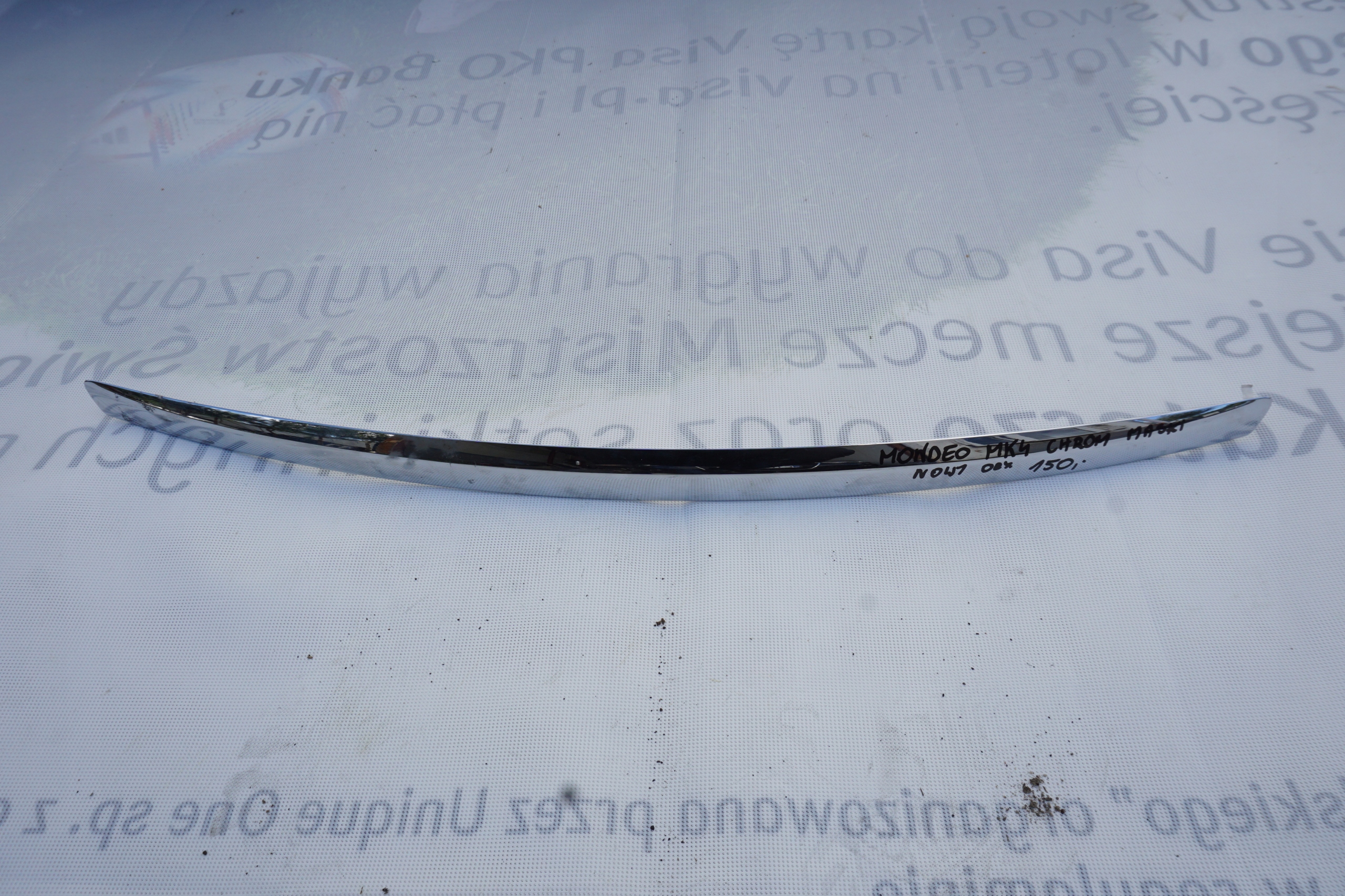 7S71-8B271-A - FORD MONDEO MK4 ХРОМ КАПОТ НОВЫЙ ОРИГИНАЛ