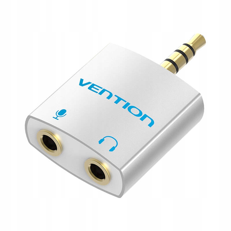 VENTION ADAPTER PRZEJŚCIÓWKA AUDIO MINI JACK 3,5MM DO SŁUCHAWEK MIKROFONU Stan opakowania oryginalne